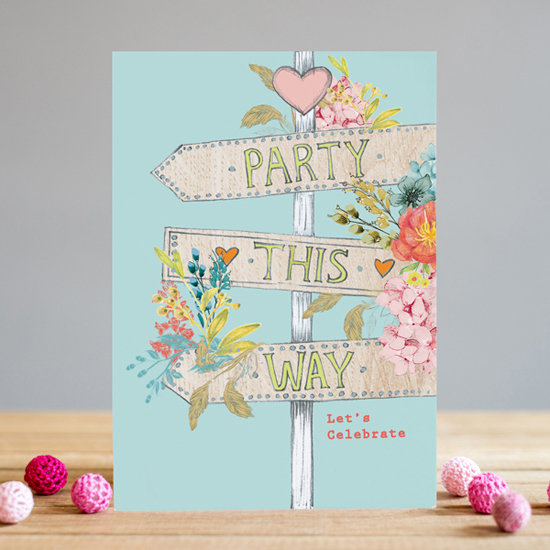 Blog- Party This Way Card
