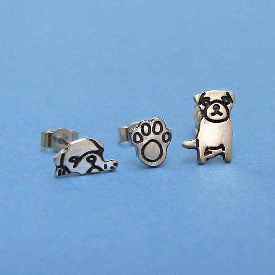 original_sterling-silver-pug-earring-trio-set