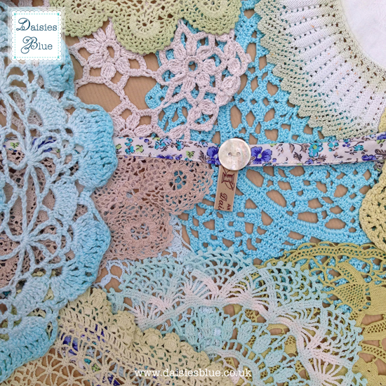 Vintage Crochet Doily Bunting