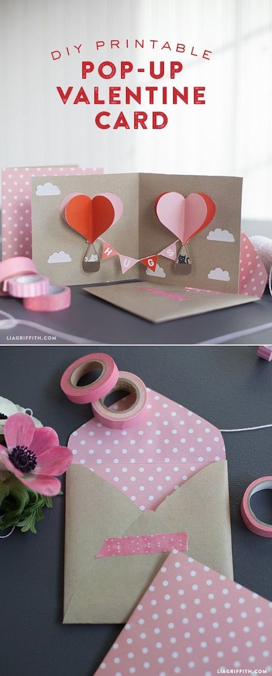 valentine diy craft card