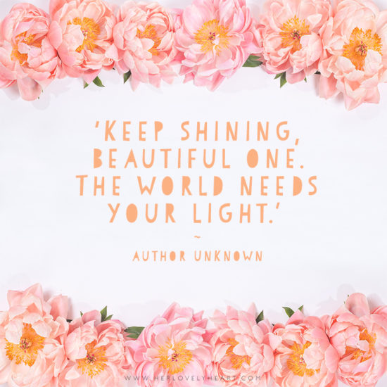 Friday Inspo - Keep Shining!