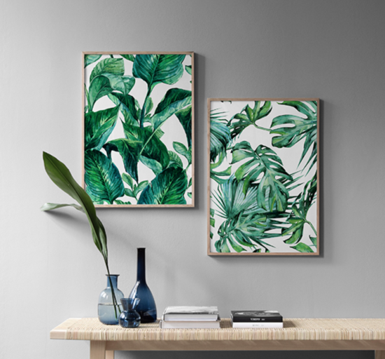 Interiors Roundup - Desenio Paired Prints!