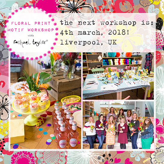 Floral Print Motif Workshop - Limited Places!