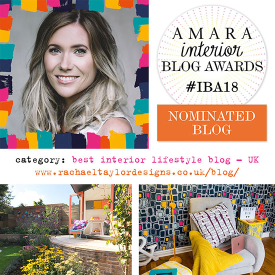 IBA 2018 - Best Interior Lifestyle Blog Nominee