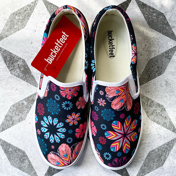 Bucketfeet slips ons & fun masks available now!