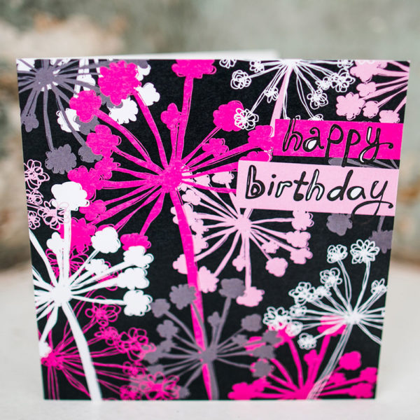 Cow Parsley Birthday Card