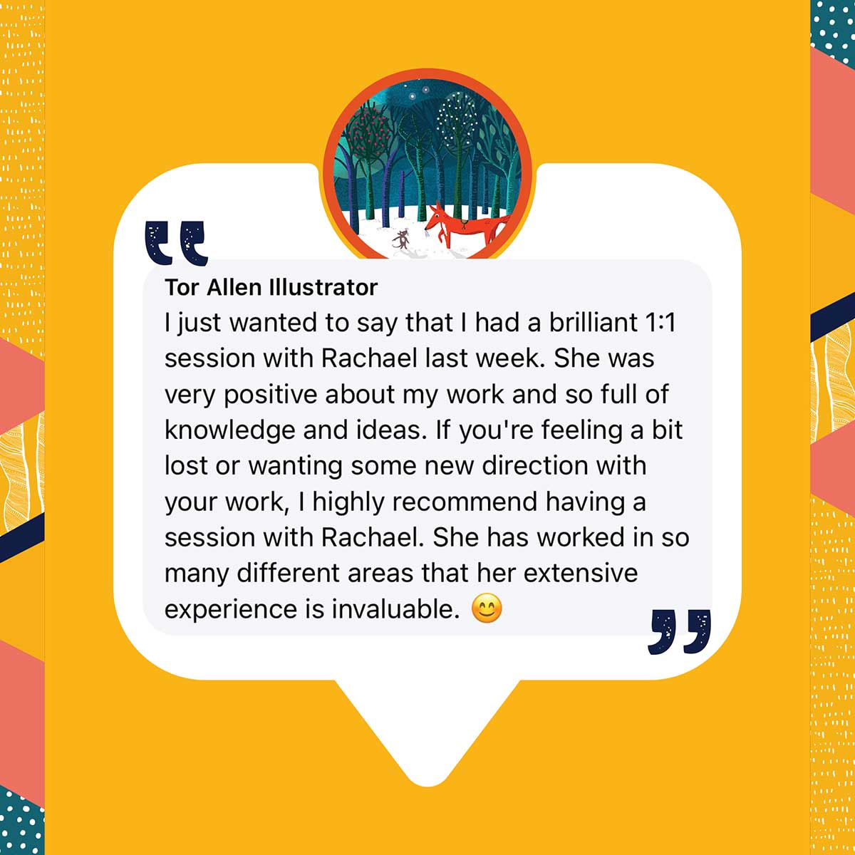 Creative coaching client testimonials